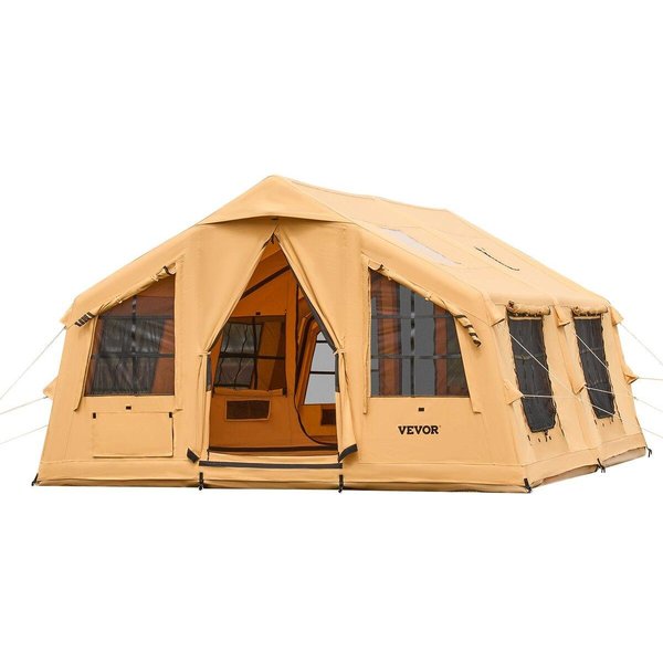 Tienda Inflable Para Acampar 8-12 Personas Tienda De Glamping Con Bomba FáCil De Montar-image