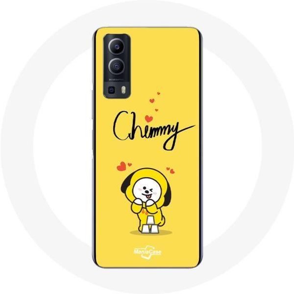 Funda Para Vivo Y72 BTS Bangtan Boys BT21 Chimmy Jimin Fondo Amarillo-image
