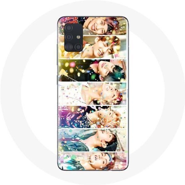 Funda Para Samsung Galaxy A71 - Maniacase - BTS - Silicona - Flexible - Not Today Negro-image