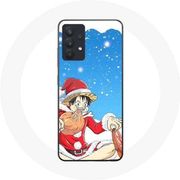 Funda - Maniacase - Samsung Galaxy A13 4G - Anime One Piece Luffy - Flexible - ProteccióN Negro-image