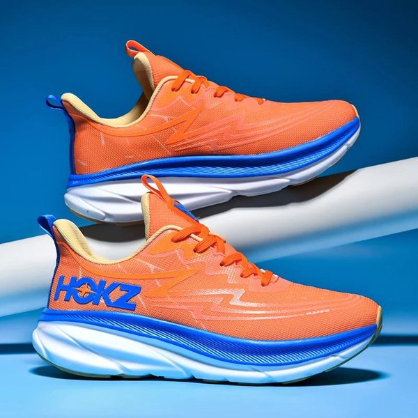 Zapatillas De Running Para Hombre Zapatillas De Jogging AmortiguacióN Exterior Zapatillas De CompeticióN Antideslizantes Zapatos De Lujo Malla Transpirable Pareja Zapatos Todoterreno 36-image