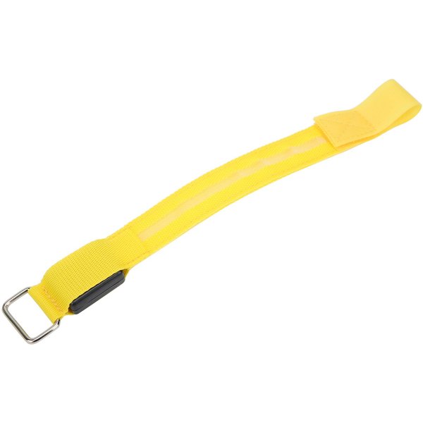 Brazalete LED Para Correr Al Aire Libre Ajustable Intermitente Pulsera Luminosa Para Ciclismo Amarillo Yellow-image