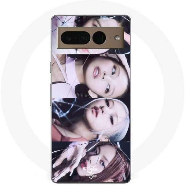 Coque Maniacase Pour Google Pixel 7 Pro Blackpink Group Lisa Jennie Jisoo Rosé-image