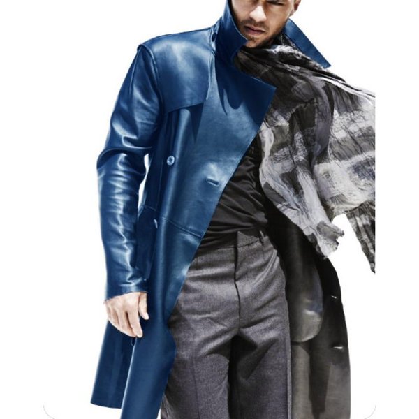 Nuevas Chaquetas De Cuero De OtoñO E Invierno Para Hombre, Abrigos Largos Cortavientos Para Hombre. L-image