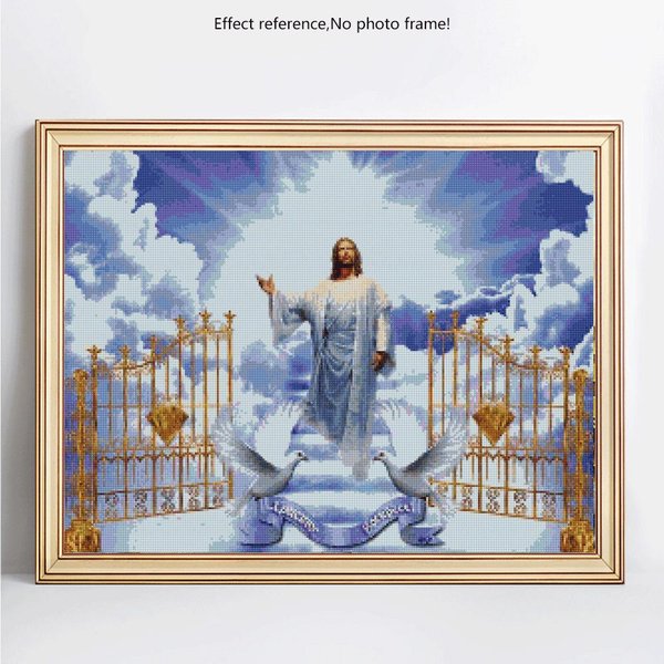 5D DIY Diament Malarstwo Religia PełNa OkrąGłY Rhinestone Obraz Diament Haft Sprzedaż Diament 30X40-image