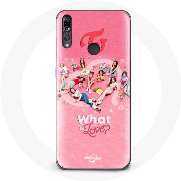 Funda Para Huawei P30 Lite - Maniacase - Logo Rojo Twice - Silicona Blanda - ProteccióN Lisa - Mixta Negro-image