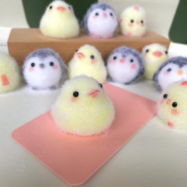 Lepki Mini Pingwin Kaczka TPR Squishy Do Redukcji Stresu Nowa Zabawka Fidget, Mini Zabawka Do ŚCiskania RelaksująCa-image