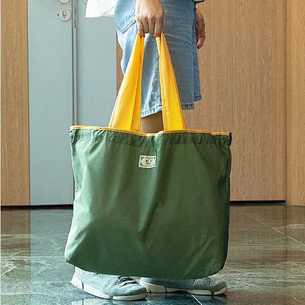 Bolsas De Compras Reutilizables Para Mujer, Bolso De Mano Para Comestibles, Bolso De Hombro Plegable Con CordóN, Bolsa De Almacenamiento Para Compras-image