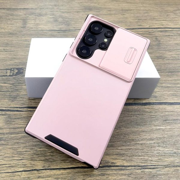 Etui Z Przesuwaną OsłOną Aparatu Na Telefon Samsung S26 Ultra S24 Plus S23 S22 S21 S20 S25 FE S25 Ultra Note 20 Odporne Na WstrząSy Pancerne Etui Ochronne Galaxy S26 Plus-image
