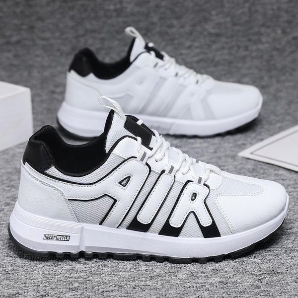 Nuevos Zapatos Informales Para Hombre, Zapatos Informales De Suela Gruesa A La Moda, Zapatos Deportivos Para Correr Al Aire Libre, Zapatos Blancos Para Estudiantes, Zapatos Para Hombre 44-image