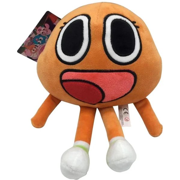 25 Cm Uroczy Kot KróLik Pluszowa Zabawka Prezent Urodzinowy Prezenty Dla Dzieci DziecikreskóWka Niesamowity ŚWiat Gumball Darwin Anais Pluszowa Lalka 25Cm Black-image