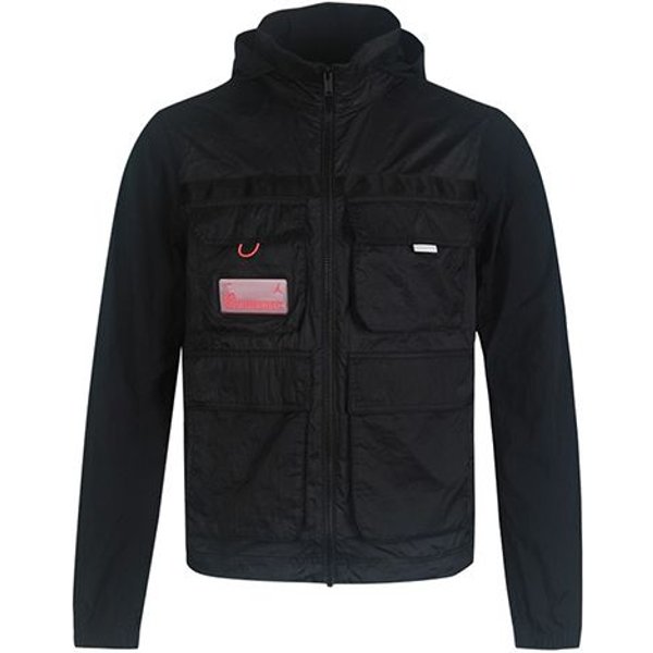 Chaqueta Con Cremallera Jordan 23 Engineered Con Capucha Plegable Y Logo Para Hombre. Chaquetas Negro CK8936-010 S Black-image