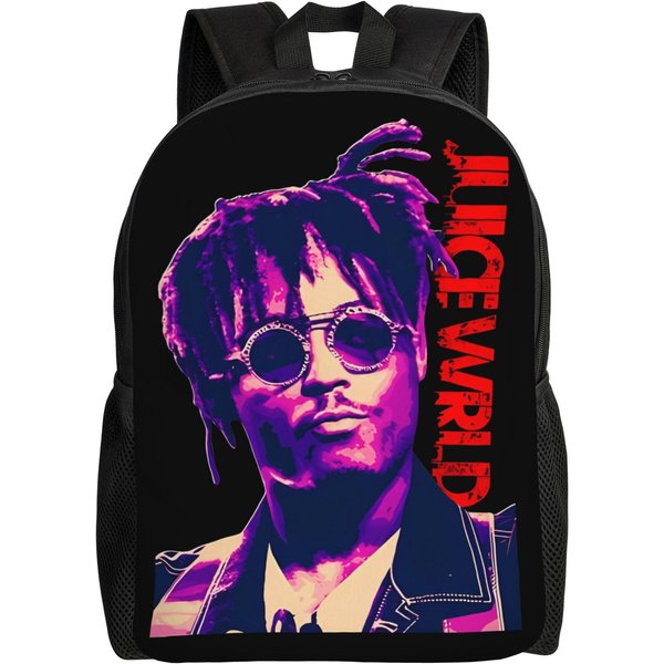 Death Race For Love Juice Wrld Plecak MłOdzieżOwy Prezent Uczeń Biznesowy Plecak Jednokomorowy Dla MężCzyzn Kobiet Torba Na Ramię Na Laptopa Komputer-image