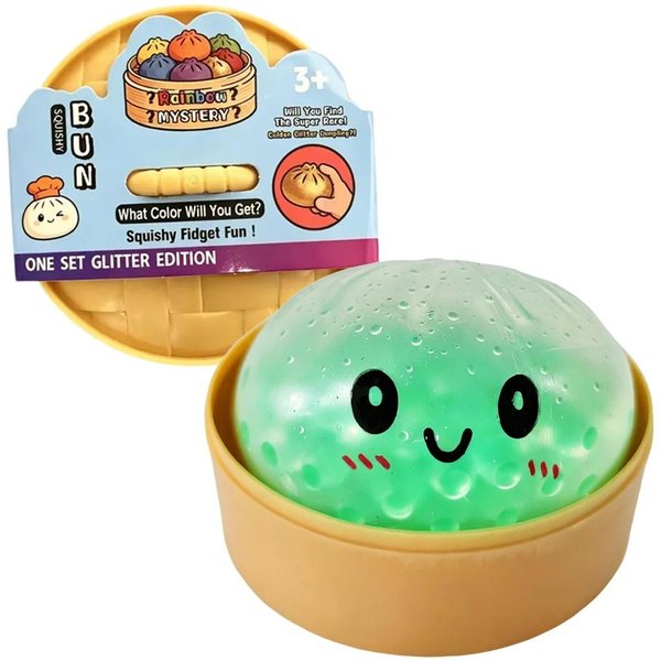 Nowa DużA Zabawka Squishy PierożEk, Powoli PodnosząCa Się BłYszcząCa Kulka Stresowa PierożEk, Zabawka UlgująCa Stresowi I Niepokojowi-image