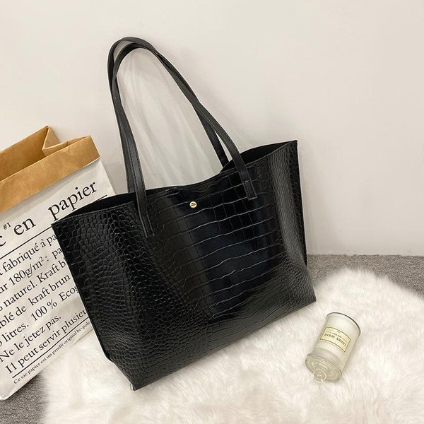 Bolso Tote Bolso De Mujer Bolsa De Compras De Gran Capacidad Bolso De Mamá Moderno Y VersáTil-image