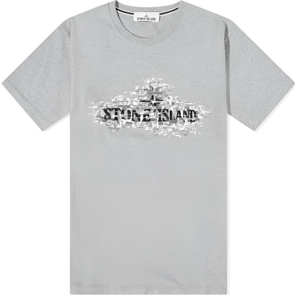 Camiseta De Manga Corta Holgada Con Cuello Redondo Y Estampado De Letras Stone Island Para Hombre Gris 78152NS90-V0M64 S Gray-image