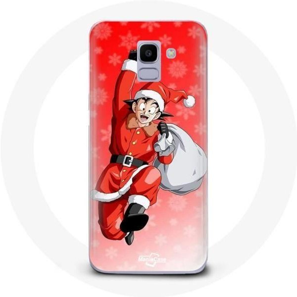Funda Para Samsung Galaxy A8 2018 Anime Son Goku Dragon Ball El DíA De Navidad 2023-image
