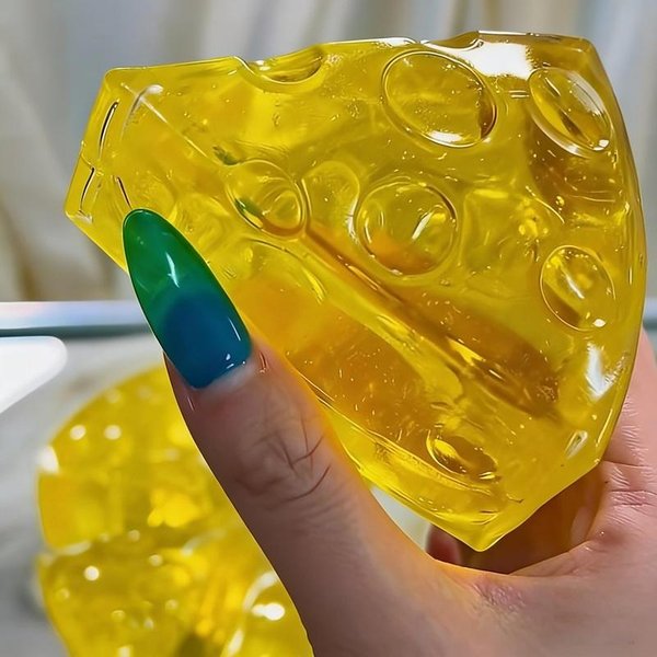 Zabawki Mochi Squishy Miodowy Ser Kwadratowe Fidgety Super MięKki Ser Do ŚCiskania Zabawka Zabawna Antystresowa Zabawka Sensoryczna Dla DorosłYch-image