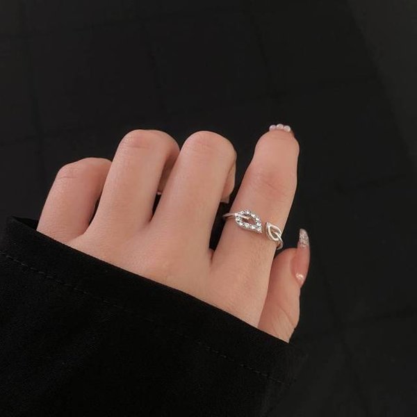 Conjunto De Anillos Punk Coloridos De Serpiente Y Mariposa Para Parejas, Hombres Y Mujeres, Compromiso, Boda, Anillos De Apertura Ajustables, JoyeríA De Moda-image
