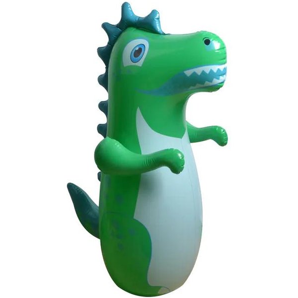 Juguetes Para Padres E Hijos Vaso Boxeo Saco De Boxeo Inflable Juegos Para NiñOs Juguetes Deportivos Dinosaurio Inflable Vaso Juguete De Exterior Verde-image