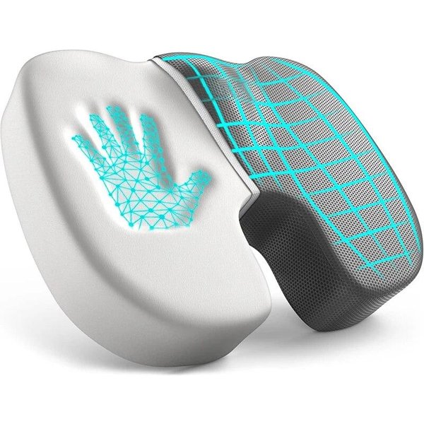 CojíN ErgonóMico De AlgodóN Con Memoria Para Oficina, CojíN Para Hemorroides, CojíN Para Silla, Artefacto Sedentario, CojíN Para Trasero De Estudiante Blue-image