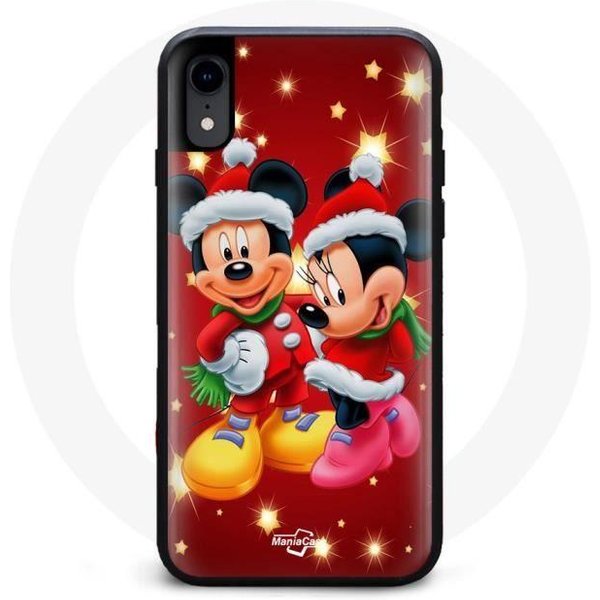 Funda - Maniacase - Iphone XS - Mickey Mouse Y Minnie Mouse - ProteccióN - Flexible Negro-image