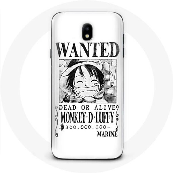 Funda - Samsung - Galaxy J3 2017 - Manga One Piece - Flexible - Blanca Blanco-image