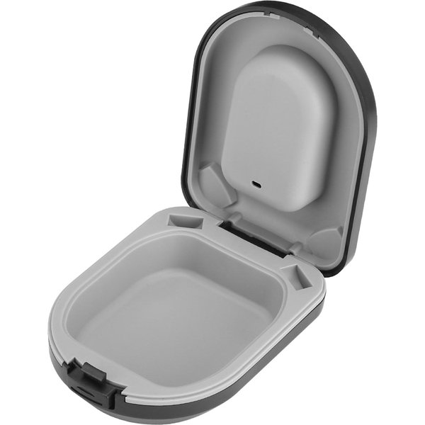 Estuche Para AudíFonos Impermeable PortáTil Resistente A CaíDas Caja De Almacenamiento Para AudíFonos Negro-image