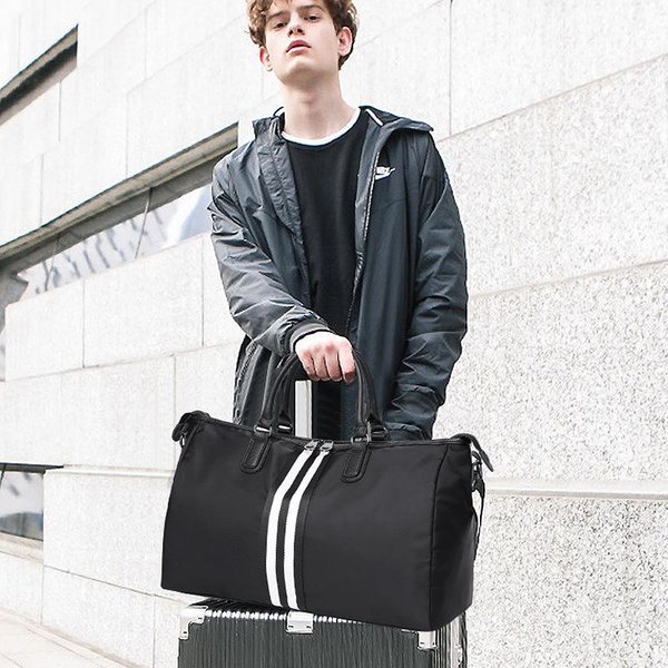 Bolsa De Viaje De 22 Pulgadas, VersióN Coreana, Para Equipaje, Bolsa De Viaje, Bolsa De Lona, Bolsa Deportiva Para Fitness. Gray-image