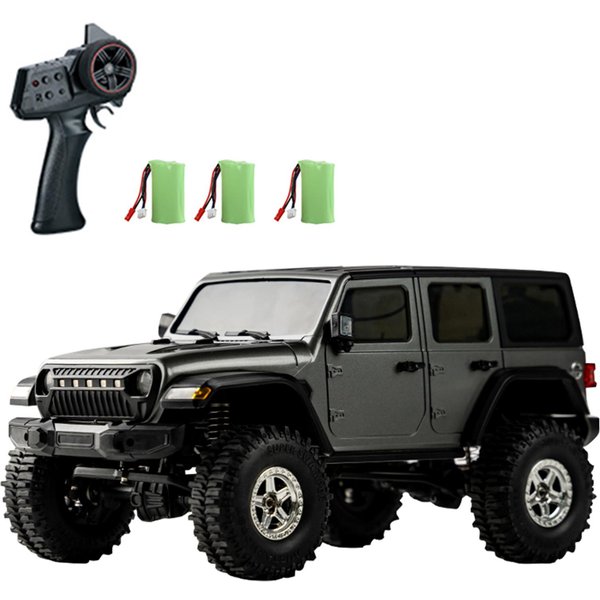 SamochóD Zdalnie Sterowany 2,4 Ghz 1/18 Terenowy Zdalnie Sterowany SamochóD Terenowy SamochóD 4WD Prezenty Dla PojazdóW 3 Battery Szary-image