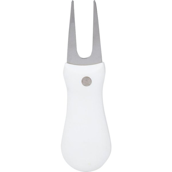 Herramienta PortáTil Para Reparar Divots De Green De Golf Horquilla Plegable Para Bolas ReparacióN De CéSped Golfista Practicando Blanco-image