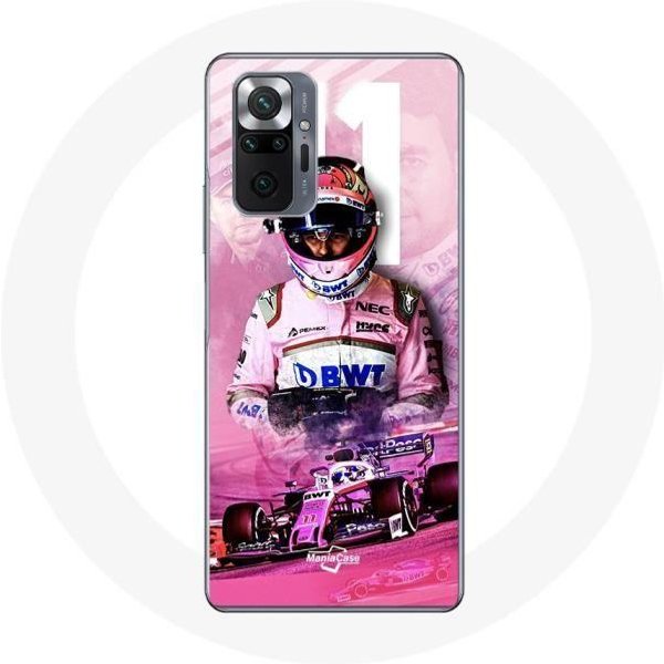 Funda Para Xiaomi Redmi Note 10 Pro FóRmula 1 Sergio PéRez Piloto De F1 Rosa-image