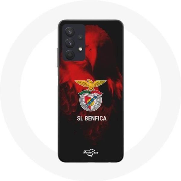 Funda - SLB Benfica - Samsung Galaxy A32 5G - Flexible - Deportiva - ÁGuila Blanco-image