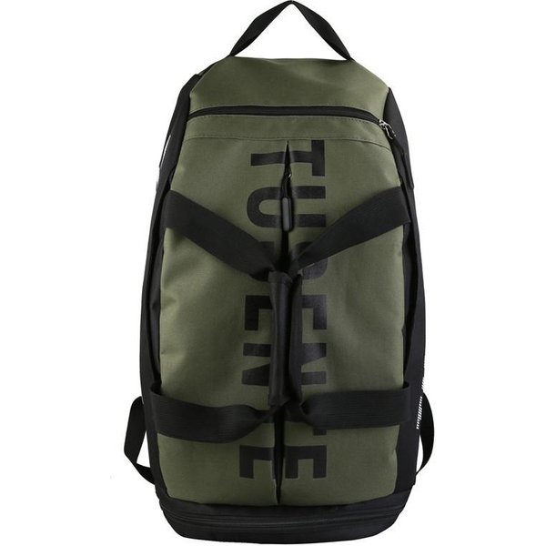 Bolsa Deportiva De Gran Capacidad Para Gimnasio Mochila De Fitness Para Mujer Impermeable Multifuncional AlmacéN Para Zapatos Mochila De Viaje Bolsos Deportivos De Hombro Negro-image