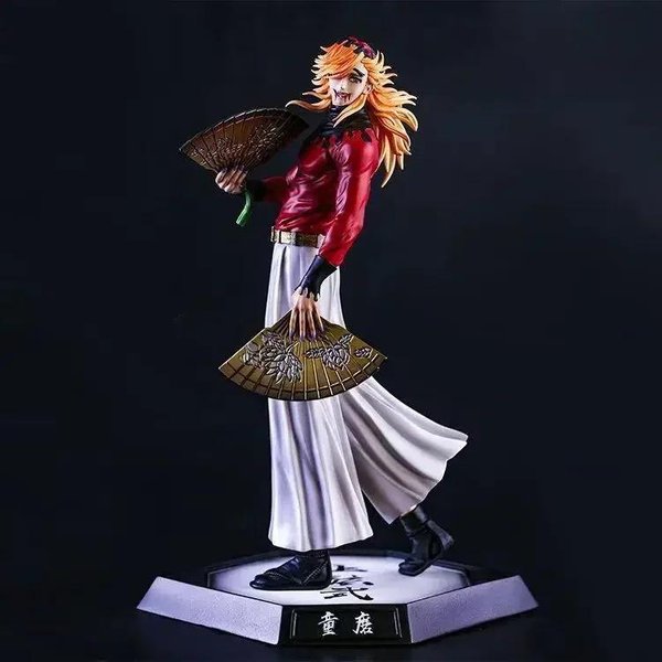Figurki Demon Slayer 30Cm Hantengu Figurka Anime Himejima Gyoumei Figurka Kimetsu No Yaiba Tomiokagiyuu Statua Gk Pvc Zabawki Prezent Fioletowy-image