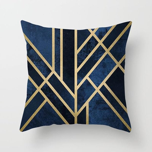 Seria Sztuki Geometrycznej Dwustronnie Drukowana Poszewka Na Poduszkę KróTki Plusz Odpowiednia Do SalonóW Sypialni Sof Poduszka Dekoracyjna Poszewka 50X50Cm-image