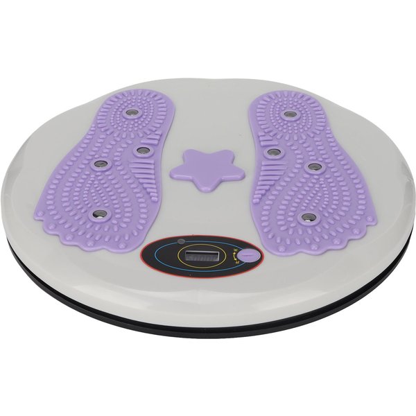 Disco Giratorio ElectróNico De Cintura Masajeador De Pies Contador Tabla De Ejercicios Abdominales Para Fitness PéRdida De Peso Gray-image
