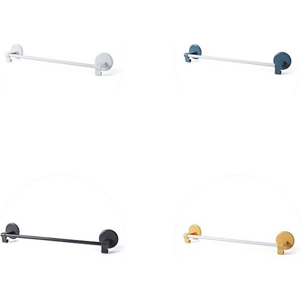 Estante De Barra Para Toallas Montado En La Pared Portatoallas De BañO Colgador De Toallas Barra Para Toallas De Mano Manija De Puerta Para BañO Cocina-image