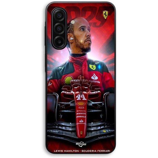 Funda Para Samsung Galaxy A17 Lewis Hamilton Ferrari Oficial Maniacase Negro-image