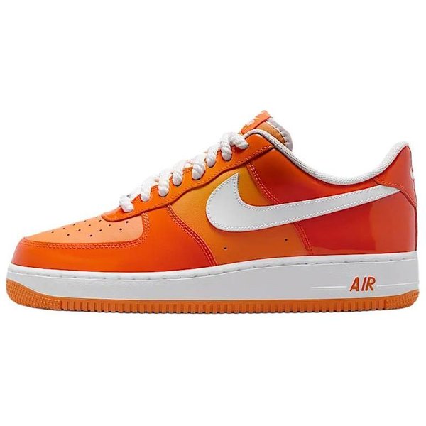 Nike Air Force 1 07 LV8 Naranja Seguridad Patente Zapatillas Hombre Naranja Deporte Blanco HV9405-800 42 White-image