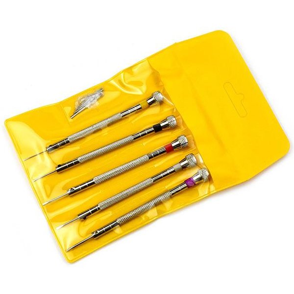 Destornillador De Acero De 0,8-1,6 Mm Para ReparacióN De Relojes, Herramientas PortáTiles Para Quitar Correas Con Mini Pasadores De EslabóN, Herramientas De Relojero Plata-image