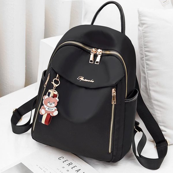 Mochila Para Mujer OtoñO E Invierno Nueva Moda Mochila De Tela Oxford Bolso PequeñO Bolso De Viaje Gran Capacidad Mochila Para Ordenador Escolar-image