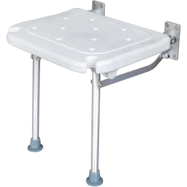 Banco De Ducha Plegable, Asiento De BañO Abatible Montado En La Pared, Silla De BañO Atornillable, Taburete Con Antideslizante-image