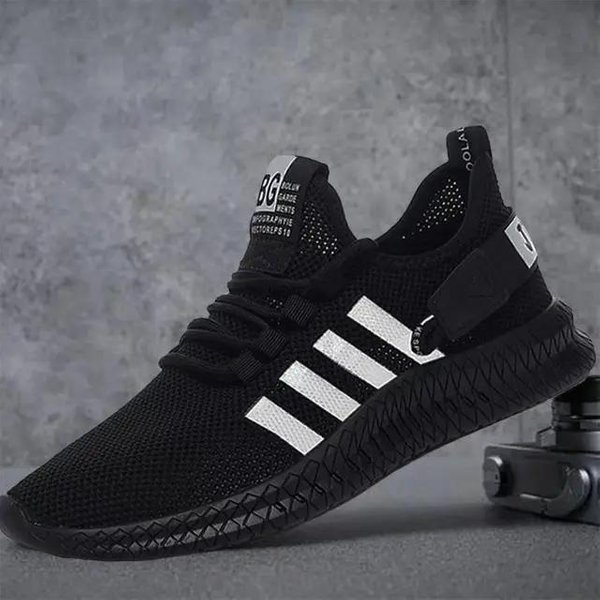 Zapatillas Vulcanizadas Para Hombre Malla De Aire Transpirables Ligeras Caminar Antideslizantes Zapatillas Deportivas Gimnasio Calzado Deportivo Para Hombre Chaussure Homme 43-image