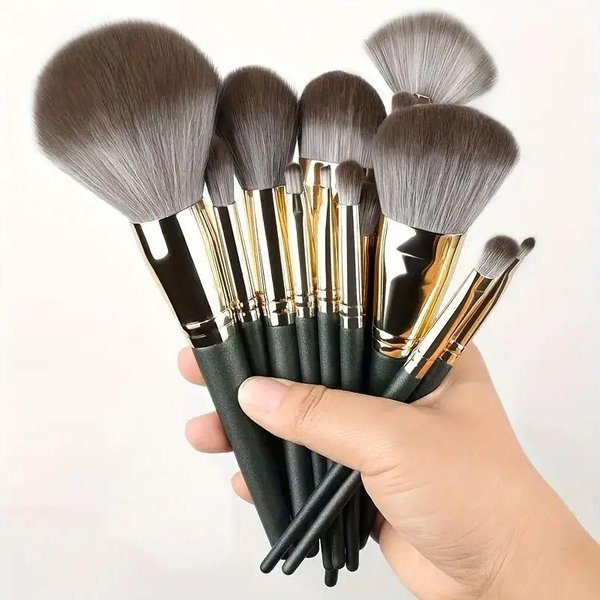 Juego De Brochas De Maquillaje Suaves Y Esponjosas, Profesionales, Para Base De Maquillaje, Polvos, Sombras De Ojos, Brochas Kabuki Para Difuminar, Herramienta De Belleza Para Maquillaje-image