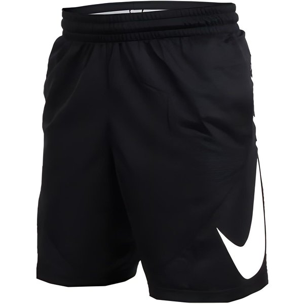 Nike Szorty Sportowe Casual Z Elastycznym Pasem Z Nadrukiem Logo Swoosh MęSkie Szorty Czarne 910706-010 L Black-image