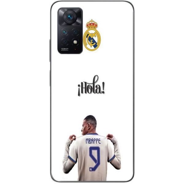 Coque Maniacase Pour Xiaomi Redmi Note 11 Pro 4G Kylian Mbappe Real Madrid 9 Hola-image