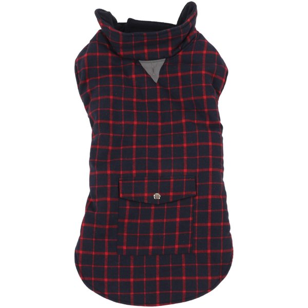 Abrigo Para Perro Para Clima FríO Acogedor Impermeable Cortavientos A Cuadros Chaleco Para Perro Chaqueta De Invierno Para Perros PequeñOs Medianos Grandes S Brown-image