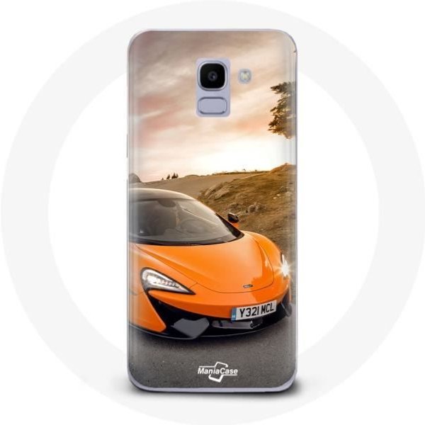 Funda - Maniacase - Samsung Galaxy J6 2018 - FóRmula 1 Mclaren F1 - Flexible - Naranja Naranja-image