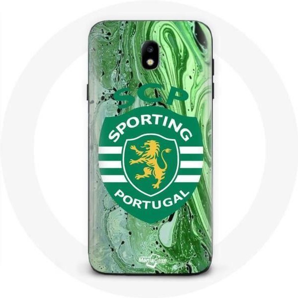 Funda - Maniacase - Samsung Galaxy J5 2017 - Flexible - Negra - SCP Sporting Portugal Negro-image